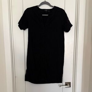 Theory Black Mini Dress
